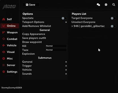 Phaze Menu (Nexus)