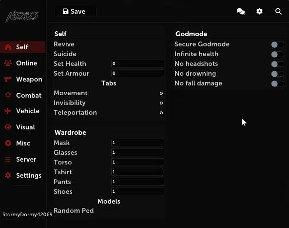 Phaze Menu (Nexus)